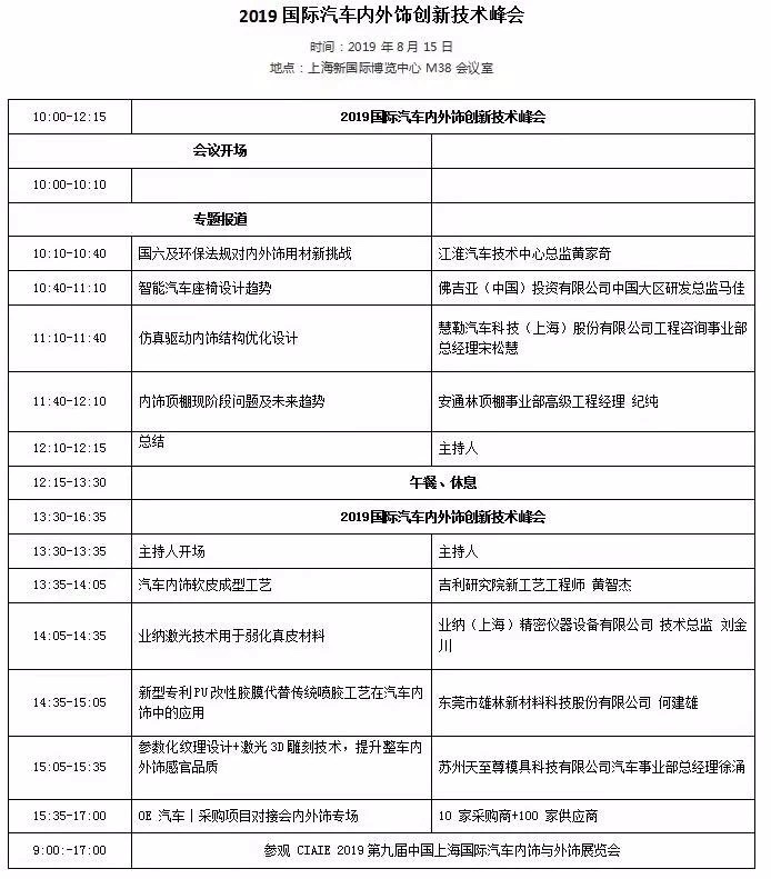 上海汽車(chē)內(nèi)外飾展覽會(huì)同期活動(dòng)-普樂(lè)斯等離子清洗機(jī)